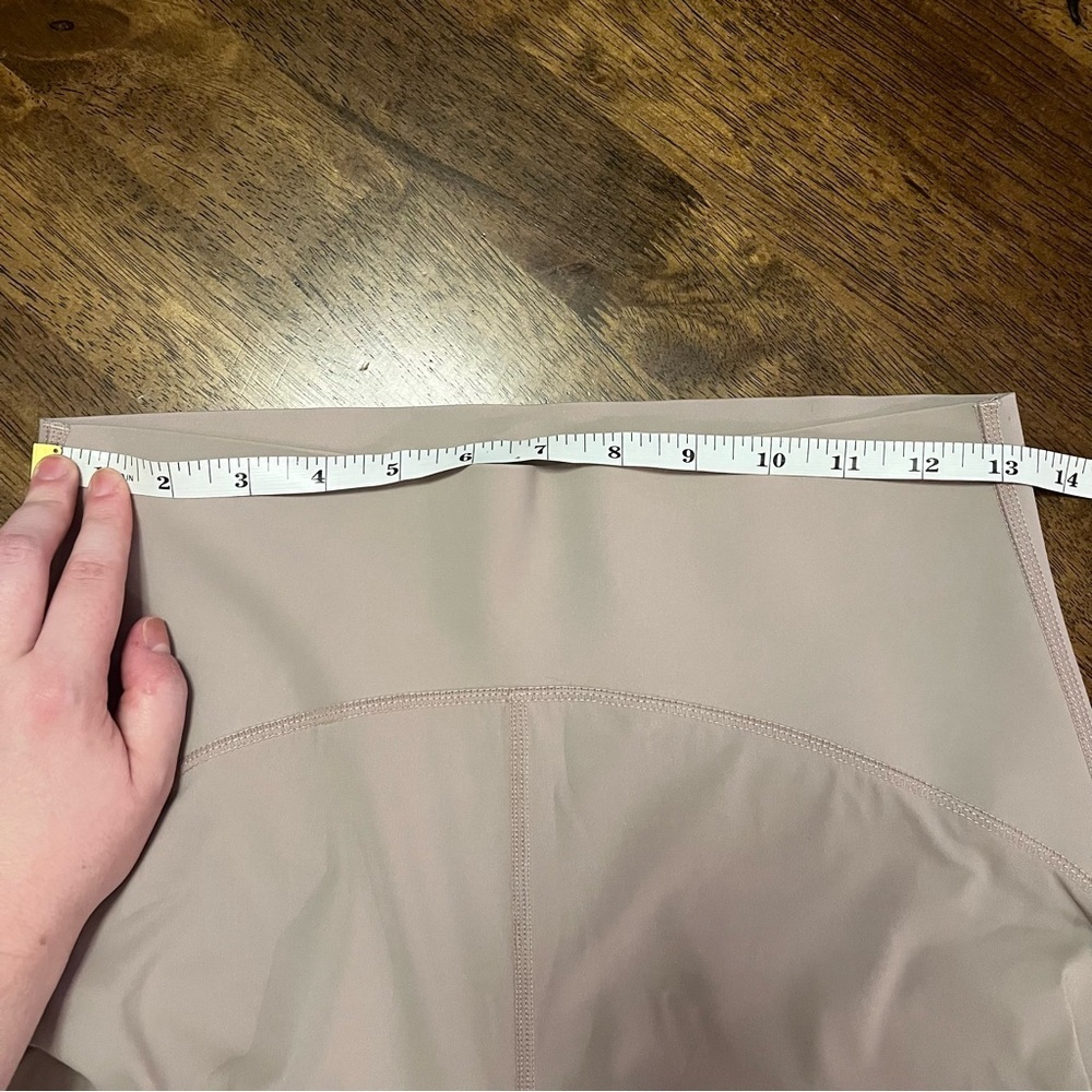 LA Society High Rise Taupe Brown Gray High-Waisted Leggings L Workout Athletic - Picture 5 of 9